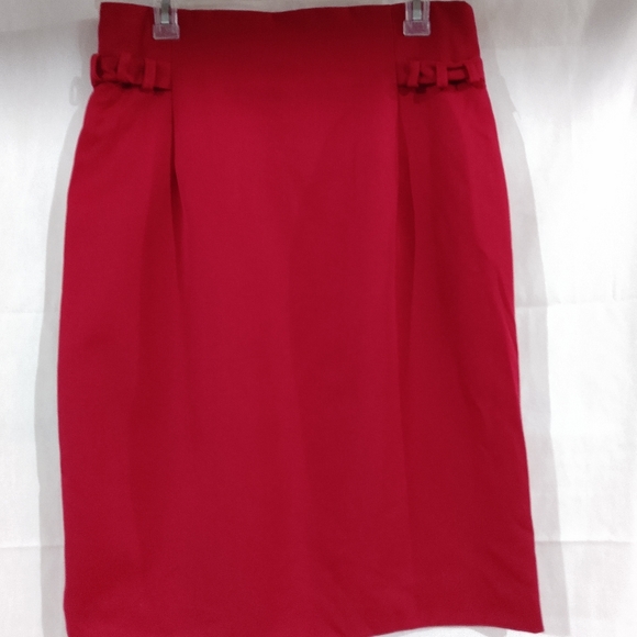 West Bay Women's Red Wool Straight Size 16 - Picture 1 of 7